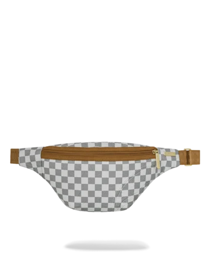 Sprayground Marsupio Graff Embossed Cream Check Savvy Crossbody