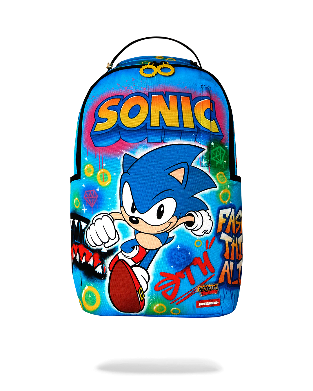B9138_1 Sprayground Zaino Sonic On The Run Backpack - immagine 1