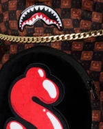 Sprayground Zaino Sharks In Paris Wtf Bubble Brown Check Moneybear Backpack - immagine 11