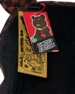 Sprayground Zaino Sharks In Paris Wtf Bubble Brown Check Moneybear Backpack - immagine 13