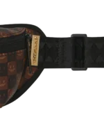 Sprayground Marsupio Sharks In Paris Wtf Bubble Brown Check Crossbody - immagine 5
