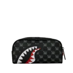 Sprayground Astuccio Sharks In Paris Wft Bubbly Black Check Pouch