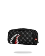 Sprayground Astuccio Sharks In Paris Wft Bubbly Black Check Pouch - immagine 3