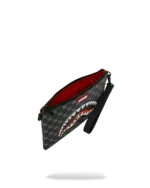 Sprayground Pochette Sharks In Paris Wtf Bubbly Black Check Crossover Clutch - immagine 5