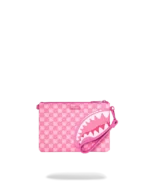 Sprayground Pochette Pink New Check Faces Crossover Clutch - immagine 5