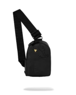 Sprayground Blacked Out Embossed Gold Tooth Sling