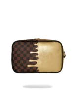 Sprayground Sharks In Paris Gold Drip Toiletry Brick - immagine 4