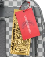 Sprayground Zaino Embossed Cream Check Savage Backpack - immagine 11