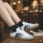 Adidas Samba Triple Silver Paint - immagine 2