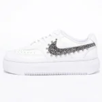 Nike Court Platform Glitter Nero Borchie