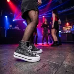 Platform Double Stack Hi Black Glitter - immagine 2