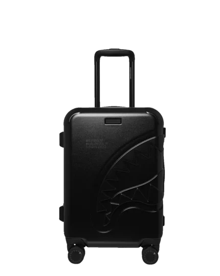Sprayground Trolley Blacked Out Embossed Gold Tooth Carry-on Luggage