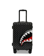 Sprayground Trolley Sharks In Paris Wtf Bubbly Black Check Carry-on Luggage - immagine 3
