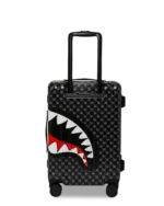 Sprayground Trolley Sharks In Paris Wtf Bubbly Black Check Carry-on Luggage - immagine 5