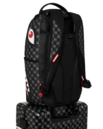 Sprayground Trolley Sharks In Paris Wtf Bubbly Black Check Carry-on Luggage - immagine 15