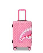 Sprayground Trolley Pink New Check Faces Carry-On Luggage - immagine 3
