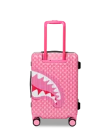 Sprayground Trolley Pink New Check Faces Carry-On Luggage - immagine 5