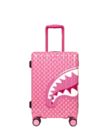 Sprayground Trolley Pink New Check Faces Carry-On Luggage
