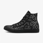 All Star Hi Monocromo Nero Pizzo Perle