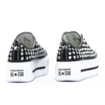 Platform Double Stack Low Black Borchie - immagine 3