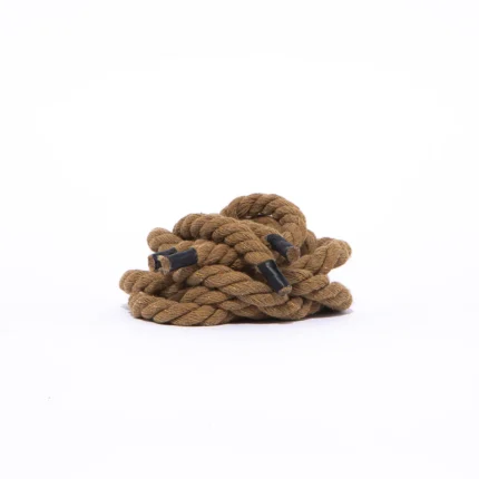 Coppia Lacci Corda Marrone