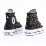 Platform Hi Black Gold Pizzo - immagine 4