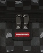 Sprayground Borsone Gray Peeking Character Check Duffle - immagine 6
