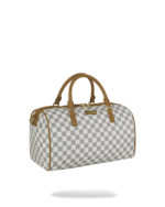 Sprayground Borsone Graff Embossed Cream Check Mini Duffle - immagine 2