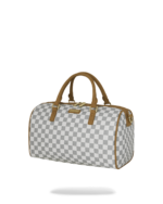 Sprayground Borsone Graff Embossed Cream Check Mini Duffle - immagine 3