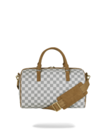 Sprayground Borsone Graff Embossed Cream Check Mini Duffle - immagine 4