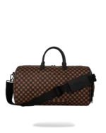 Sprayground Borsone Sharks In Paris Wtf Bubble Brown Check Duffle - immagine 7