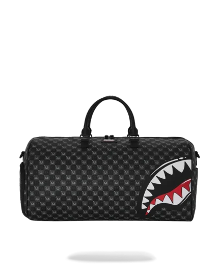 Sprayground Borsone Sharks In Paris Wtf Bubbly Black Check Duffle