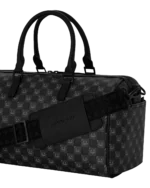 Sprayground Borsone Sharks In Paris Wtf Bubbly Black Check Mini Duffle - immagine 9