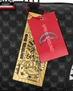 Sprayground Borsone Sharks In Paris Wtf Bubbly Black Check Mini Duffle - immagine 12