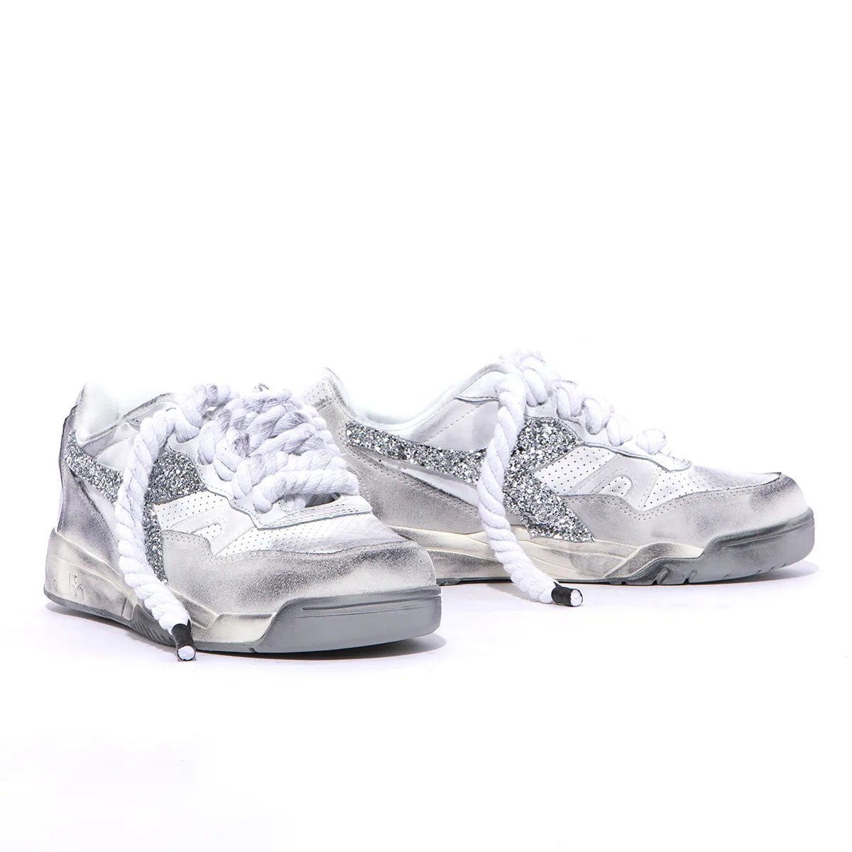 Diadora Basket Winner Sl Glitter Rope Il Maltese Lab Scarpe personalizzate