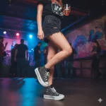 Platform Double Stack Hi Black Borchie - immagine 2