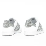 Adidas Stan Smith Glitter Argento Strass - immagine 3