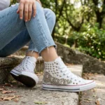 All Star Hi White Wollstonecraft Pelle - immagine 2
