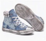 All star Hi Destroy Denim Gioiello - immagine 4