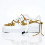 Nike Air Force One Double Rope Glitter Oro