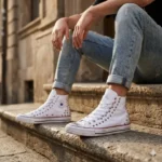 All Star hi White Back Silver - immagine 2