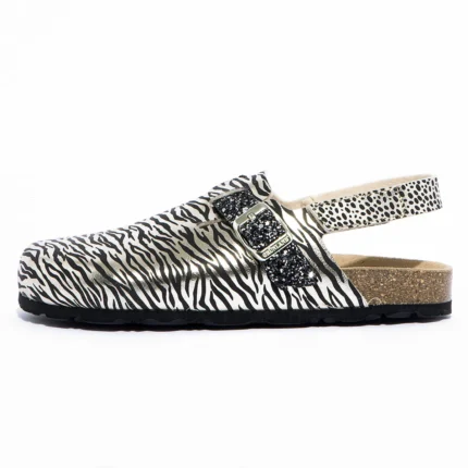 Grunland Close Zebra Glitter Nero