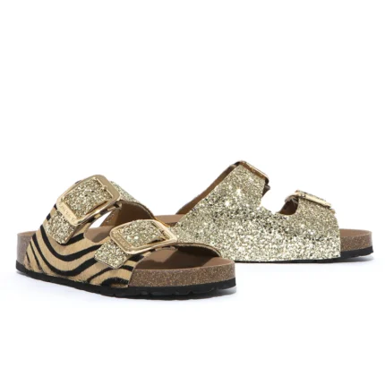 Grunland Stripes Cavallino Glitter Oro
