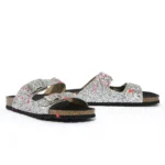 Grunland Stripes Glitter Argento Drip Borchie