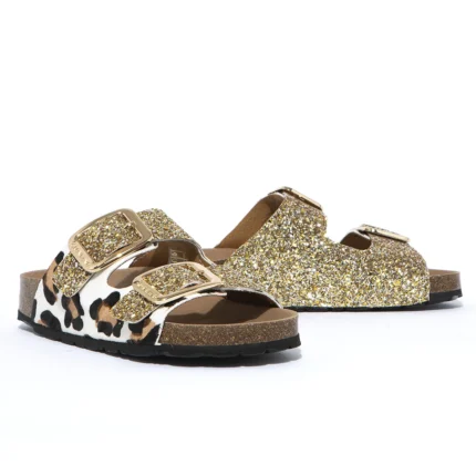 Grunland Stripes Leo Glitter Oro