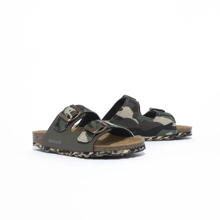 Grunland Stripes Oliva Camo Kid - immagine 1