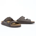 Grunland Stripes Mogano Argento Borchie