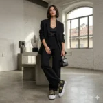Platform Hi Black Snake Gold Stars - immagine 4