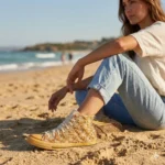 All Star Hi Dyeing Yellow Destroy Denim - immagine 2