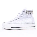 Platform Hi White Pizzo Gioiello